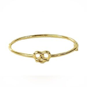 ⭐️Kate Spade 'Twist & Shout' NYC Pretzel Bangle Bracelet gold NWT